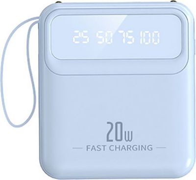 Batterie externe AVIZAR 10000mAh avec Écran LED / Torche / Câble