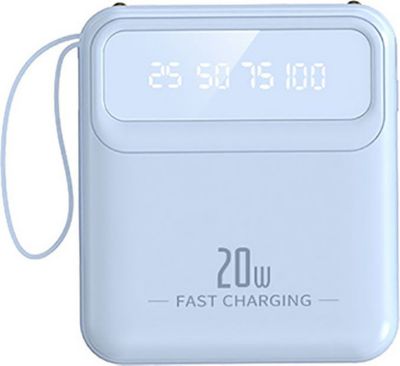 Batterie externe AVIZAR 10000mAh avec Écran LED / Torche / Câble