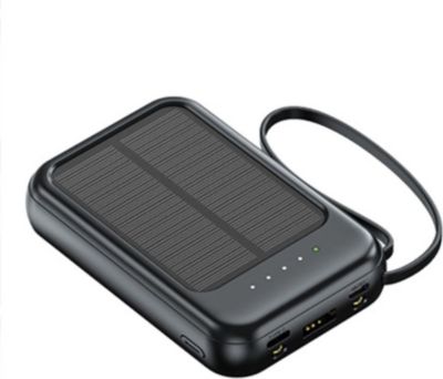 Batterie externe AVIZAR 5000mAh avec Torche / Câble Série Sirius