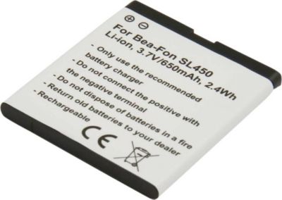 Pièce détachée AVIZAR Bea-Fon SL450 / SL560 3,7V 650mAh Li-ion