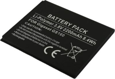 Pièce détachée AVIZAR pour Gigaset GS160 Li-ion 3.8V 2200mAh Pièce détachée AVIZAR pour Gigaset GS160 Li-ion 3.8V 2200mAh