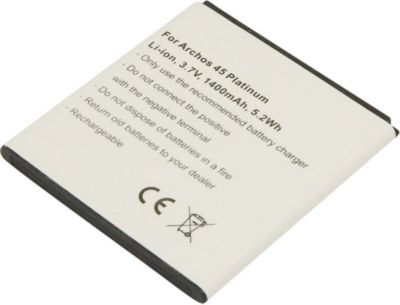 Pièce détachée AVIZAR pour Archos 45 Platinum Li-ion 1400mAh Pièce détachée AVIZAR pour Archos 45 Platinum Li-ion 1400mAh