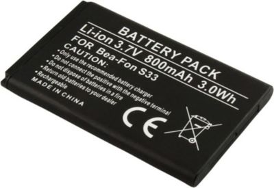 Batterie externe AVIZAR pour Bea-Fon S33 Li-ion 3.7V 800mAh 3Wh