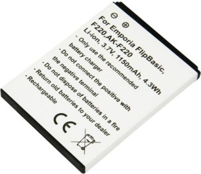 Batterie externe AVIZAR pour Emporia FlipBasic F220 3.7V 1150mAh