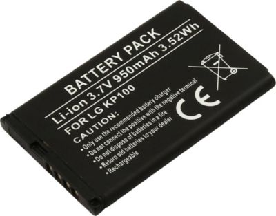 Batterie externe AVIZAR pour LG KU380 / KP100 Li-ion 3,7V 950mAh