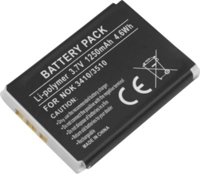 Batterie externe AVIZAR pour Nokia 3410 / 3510 Li-Polymer 3,7V