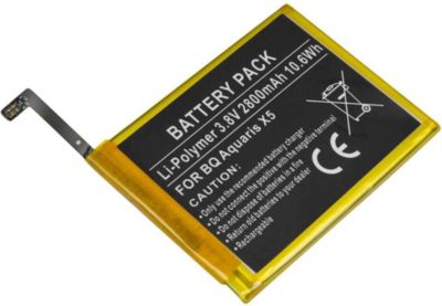 Pièce détachée AVIZAR pour BQ Aquaris X5 2900 3,8V 2800mAh Pièce détachée AVIZAR pour BQ Aquaris X5 2900 3,8V 2800mAh