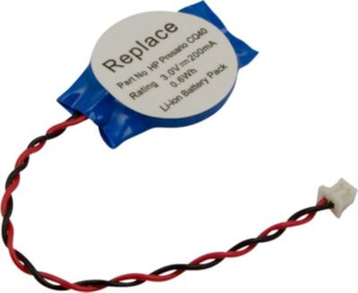 Pièce détachée AVIZAR Li-ion 3V 200mAh pour HP Presario CQ40 Pièce détachée AVIZAR Li-ion 3V 200mAh pour HP Presario CQ40