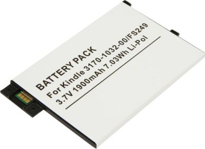 Pièce détachée AVIZAR pour Amazon Kindle 3 Li-Polymer 1900mAh Pièce détachée AVIZAR pour Amazon Kindle 3 Li-Polymer 1900mAh