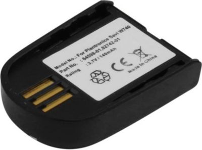 CELLONIC 2x Batteria Per Cuffie Plantronics Savi W740, Savi 440, Savi 740 – 140mAh, 3.7V, Ricambio 204755-01