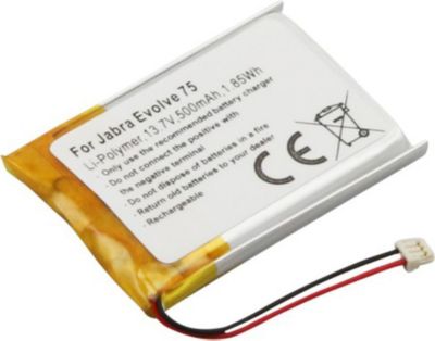 Pièce détachée AVIZAR pour Jabra Evolve 75 Li-Polymère 500mAh