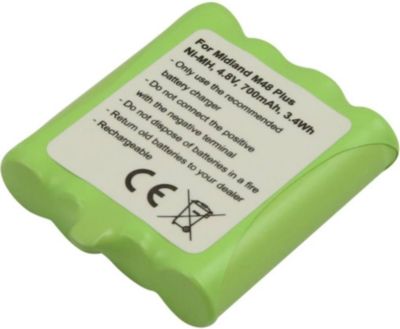 Pièce détachée AVIZAR pour Midland M48 Plus 4,8V 700mAh NiMH Pièce détachée AVIZAR pour Midland M48 Plus 4,8V 700mAh NiMH