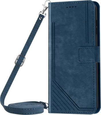 Etui AVIZAR Realme 14T Effet Brossé Bleu