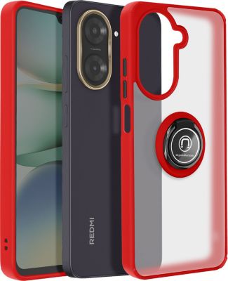 Coque AVIZAR Xiaomi Redmi A5 Bague aimantée Rouge