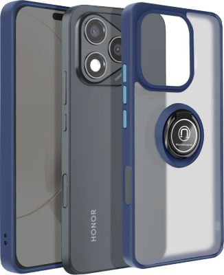 Coque AVIZAR Honor 400 Lite Bague aimantée Bleu