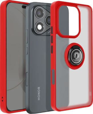 Coque AVIZAR Honor 400 Lite Bague aimantée Rouge