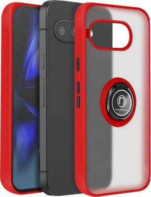Coque AVIZAR Google Pixel 9a Bague aimantée Rouge