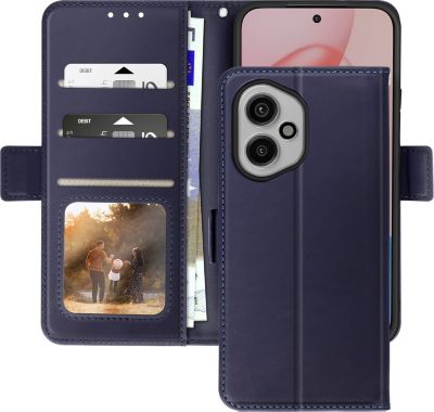 Etui ABEEL Portefeuille Honor 400 Blocage RFID Bleu