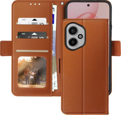 Etui ABEEL Portefeuille Honor 400 Anti RFID Marron
