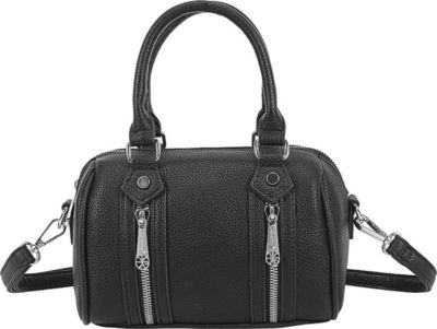 Sac bandoulière GALLANTRY Bowling pour Femme avec Zips Décoratifs