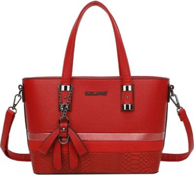 Sac bandoulière GALLANTRY avec Nœud et Bandoulière à Effet Python