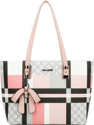 Sac bandoulière GALLANTRY pour Femme Carreaux avec Nœud Breloque
