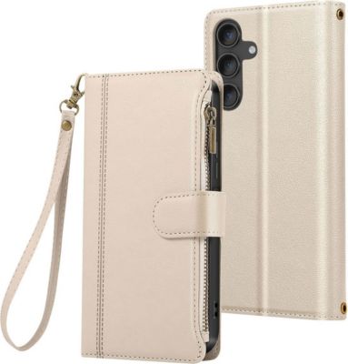 Etui AVIZAR pour Galaxy S25 à Zip avec Bandoulière