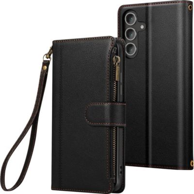 Etui AVIZAR pour Galaxy S24 FE à Zip et Bandoulière