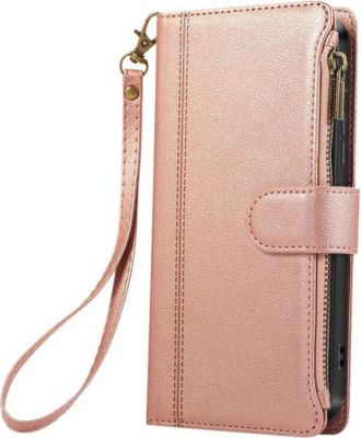 Etui AVIZAR pour Galaxy S25 Edge Zippé avec Dragonne