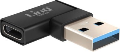 Adaptateur USB LINQ USB-C vers USB-A 3.2 Coudé à Gauche