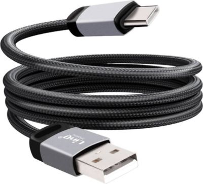 Câble alimentation LINQ Charge et Transfert USB vers USB-C 3A