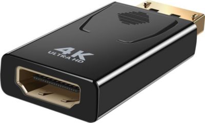 Adaptateur Displayport/HDMI LINQ DisplayPort Mâle vers HDMI Femelle 4K