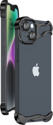 Coque AVIZAR pour iPhone 14 Coque Bumper Métallique