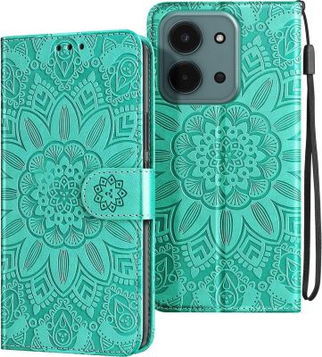 Etui AVIZAR pour Redmi 15C Motif Mandala Embossé