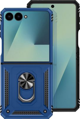 Coque AVIZAR pour Galaxy Z Flip 7 avec Anneau Rotatif