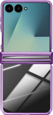 Coque AVIZAR pour Galaxy Z Flip 7 au Design Chromé