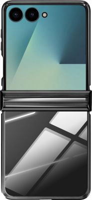 Coque AVIZAR pour Galaxy Z Flip 7 au Design Chromé