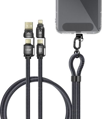 Cordon LINQ USB 4 en 1 Charge Rapide Anti-noeuds