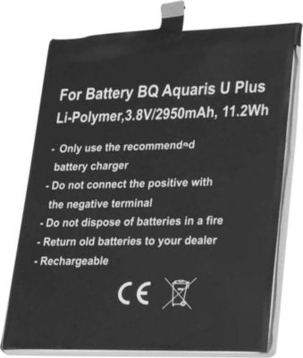 Pièce détachée AVIZAR pour Smartphone BQ Aquaris U Li-Polymer Pièce détachée AVIZAR pour Smartphone BQ Aquaris U Li-Polymer