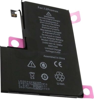 Pièce détachée AVIZAR pour iPhone 12 Pro Max 3.83V 3687mAh