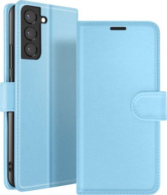 Etui AVIZAR pour Galaxy S22 Plus Portefeuille Bleu