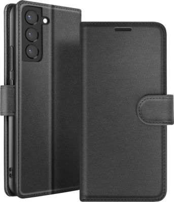Etui AVIZAR pour Galaxy S22 Plus Portefeuille Noir