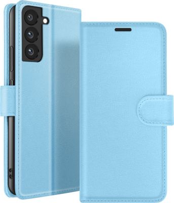 Etui AVIZAR pour Galaxy S22 Portefeuille Bleu Ciel