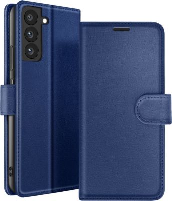 Etui AVIZAR pour Galaxy S22 Portefeuille Bleu nuit