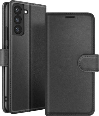 Etui AVIZAR pour Galaxy S22 Portefeuille Noir Etui AVIZAR pour Galaxy S22 Portefeuille Noir