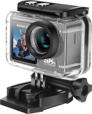 Appareil photo Hybride AVIZAR Ultra HD 5K GoPro 24MP Étanche 30m