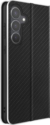 Etui AVIZAR Galaxy S25 FE Effet Carbone Cadre Métal
