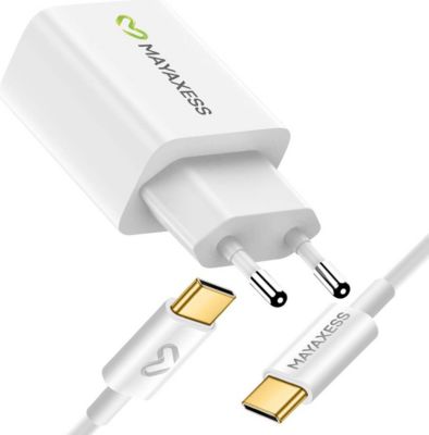 Chargeur MAYAXESS Mayaxess Chargeur Secteur 20W + Câble US Chargeur MAYAXESS Mayaxess Chargeur Secteur 20W + Câble US