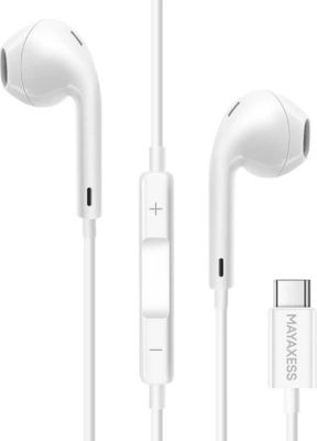 Ecouteurs MAYAXESS Filaires USB-C avec Micro pour iPhone 17