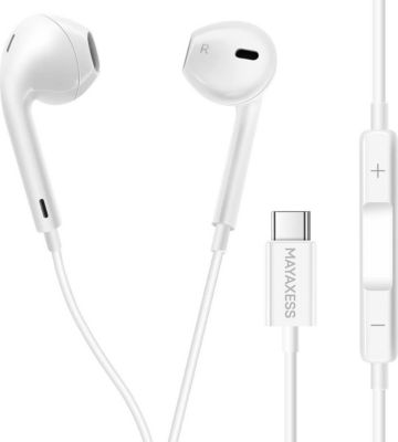 Ecouteurs MAYAXESS Filaires USB-C pour Galaxy S25 Plus
